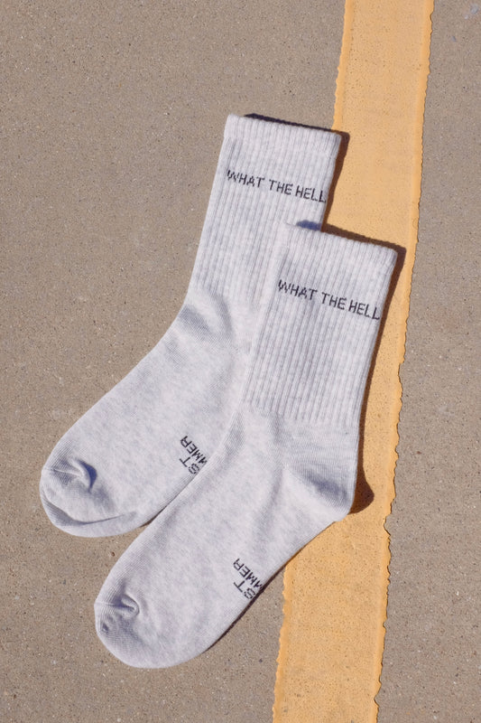 What The Hell - Heathered Grey