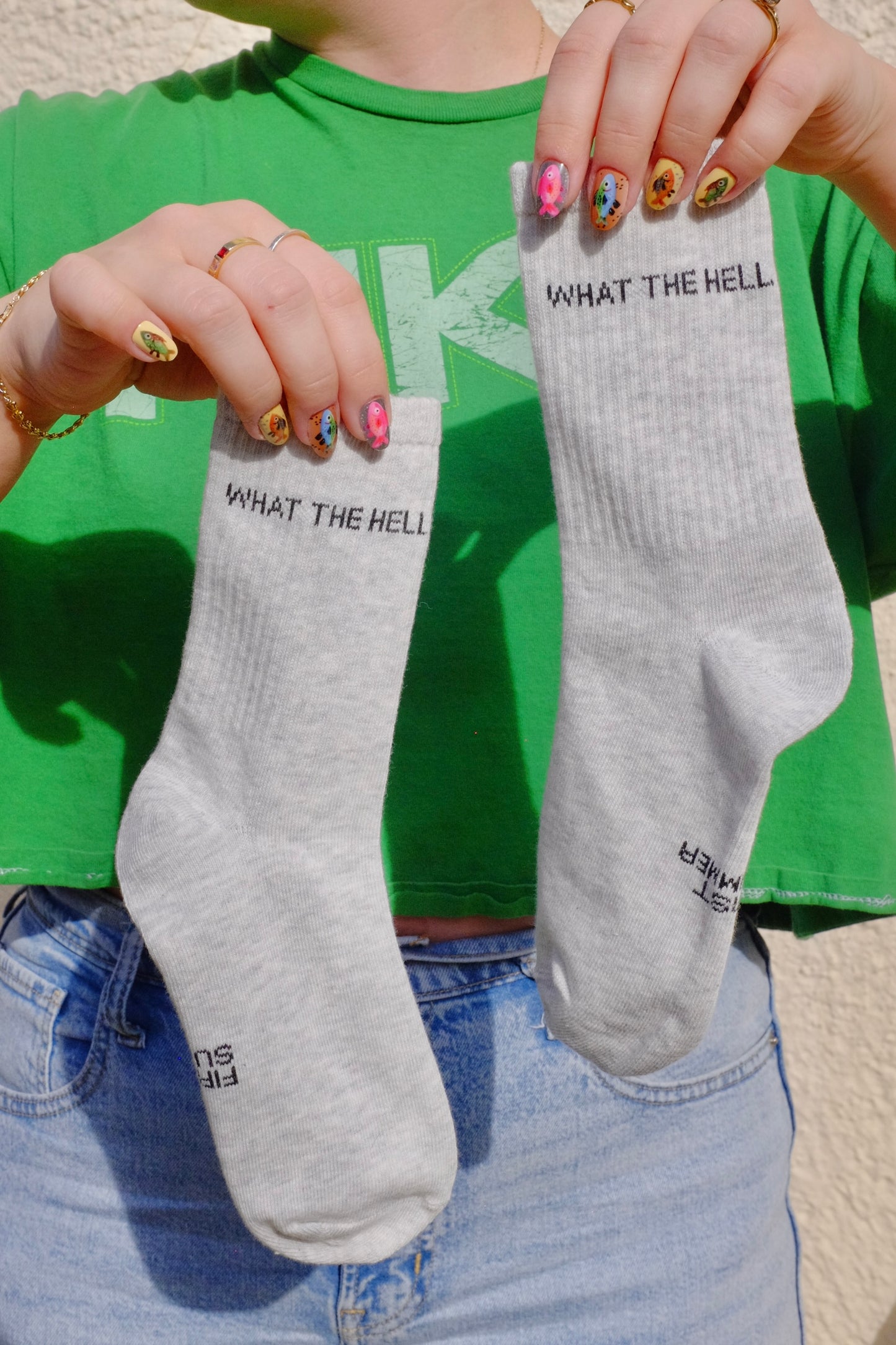 What The Hell - Heathered Grey