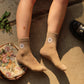 Folk Floral in Brown